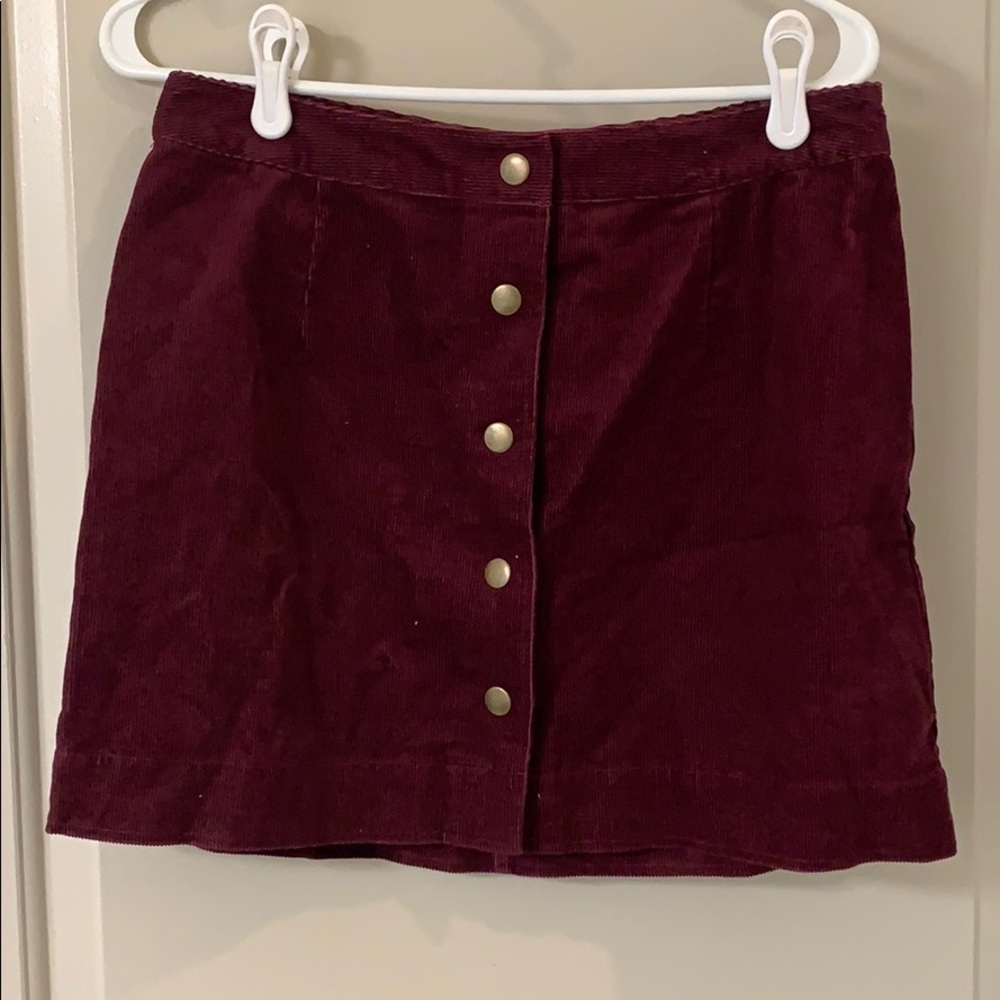 Corduroy skirt